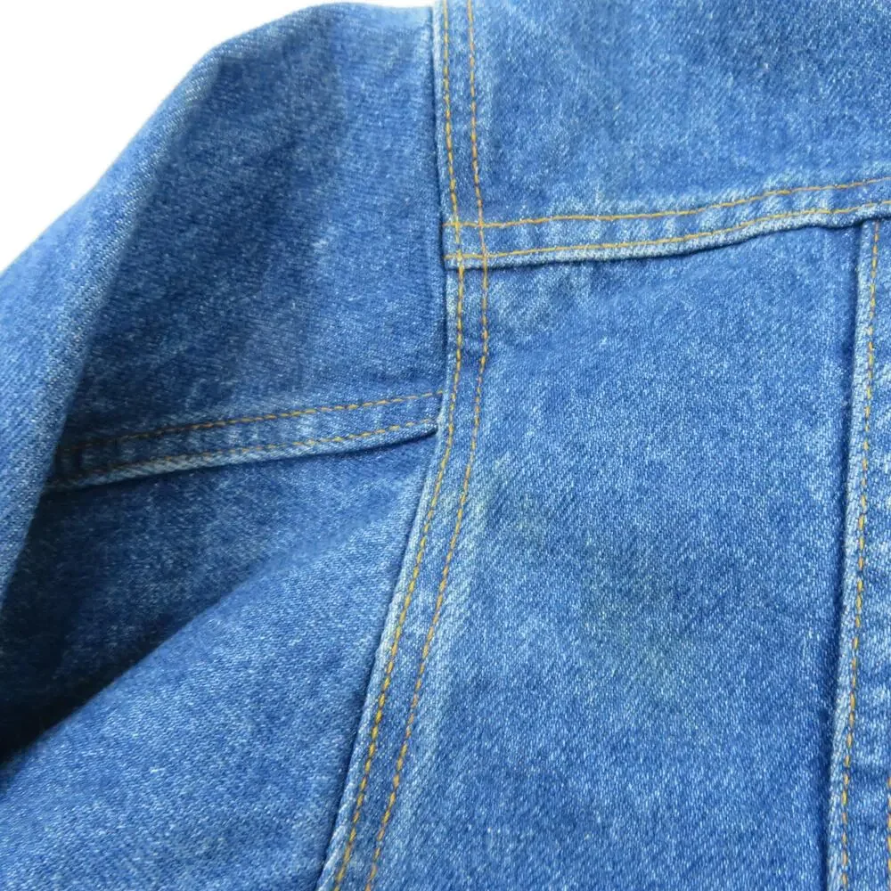 Levis Jacket, 70507 Blue Denim, Made in USA, Sz XL Slightly Oversized 1980s